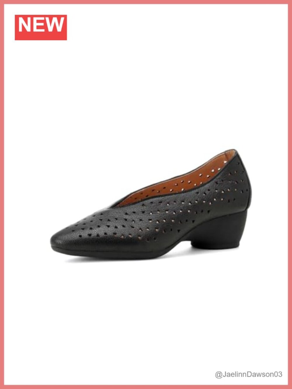 Handmade Women's Genuine Leather Cutout Pointed Toe Cushioned Loafers